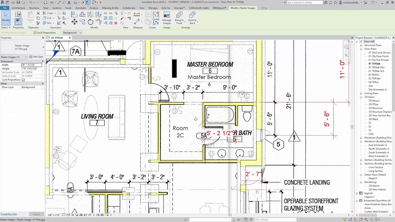 32 PSHD Revit Rooms Placing 01