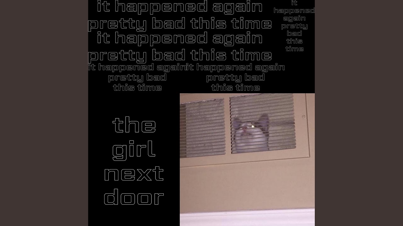 it happened again, pretty bad this time