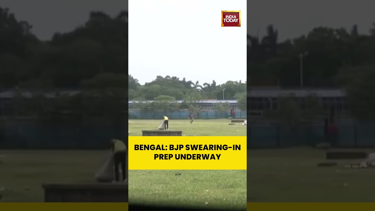 West Bengal CM's Oath Taking Ceremony | BJP Prepares For Swearing-In At Kolkata&rsquo;s Brigade Ground