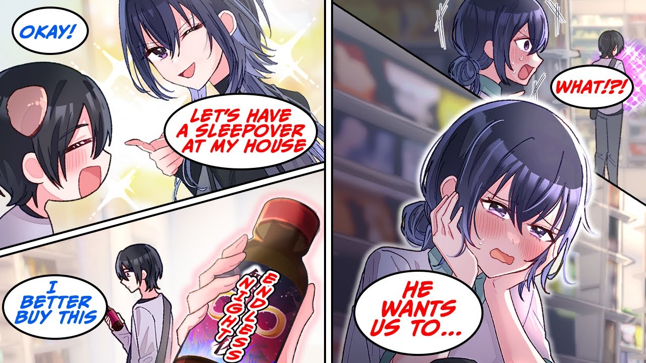 [Manga Dub] An all-night gaming session at senpai's house [RomCom]