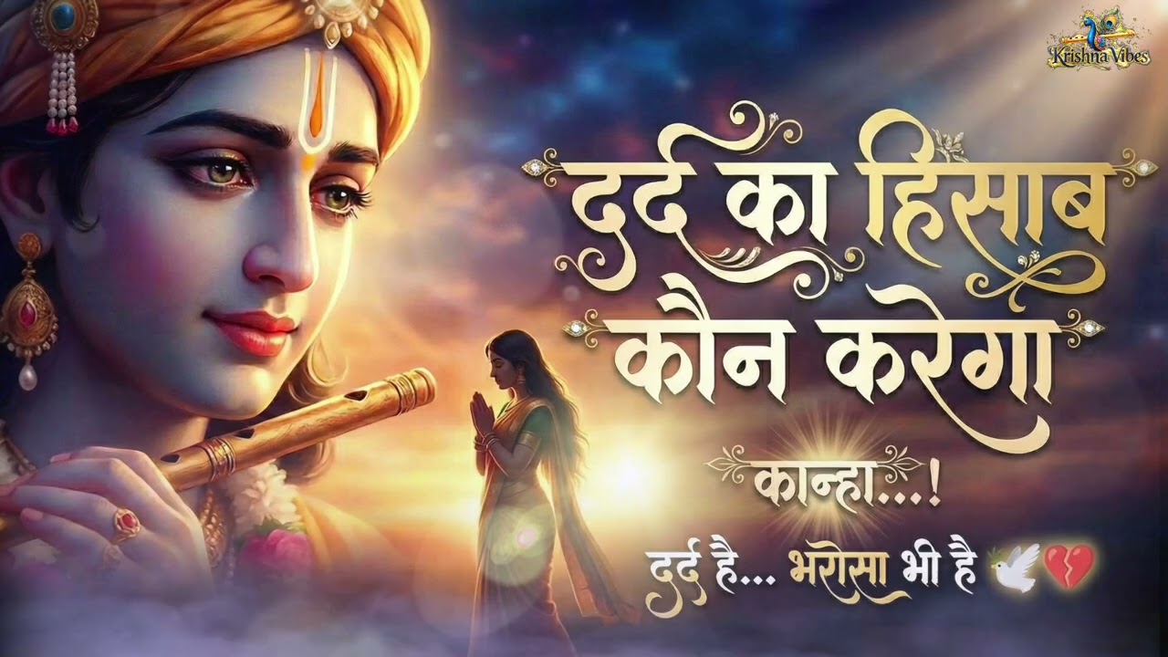 99% लोग सुनकर रो पड़े 😭 | कान्हा… दर्द का हिसाब कौन करेगा? | Emotional Krishna Bhajan