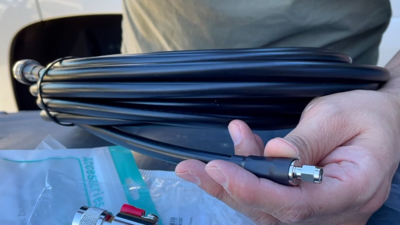 LMR400 Coaxial Cable - N Male to RPSMA Male Connection | Earn More Helium (HNT) With This Cable