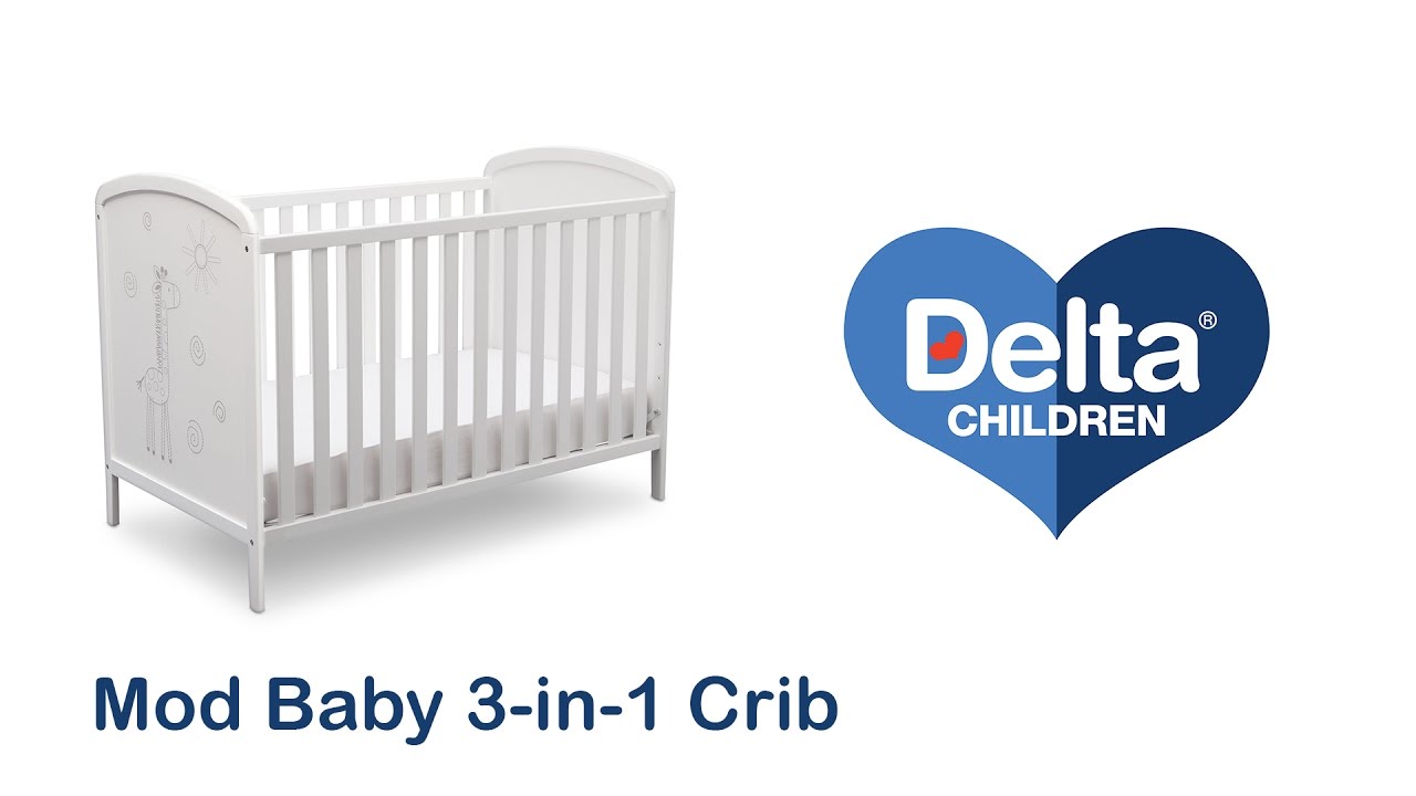 Delta Children Mod Baby 3-in-1 Crib