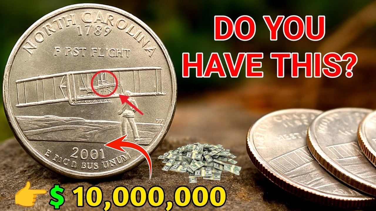 Don&rsquo;t Throw Away Your 2001 P North Carolina Quarter &ndash; It Might Be a Goldmine!&rdquo;