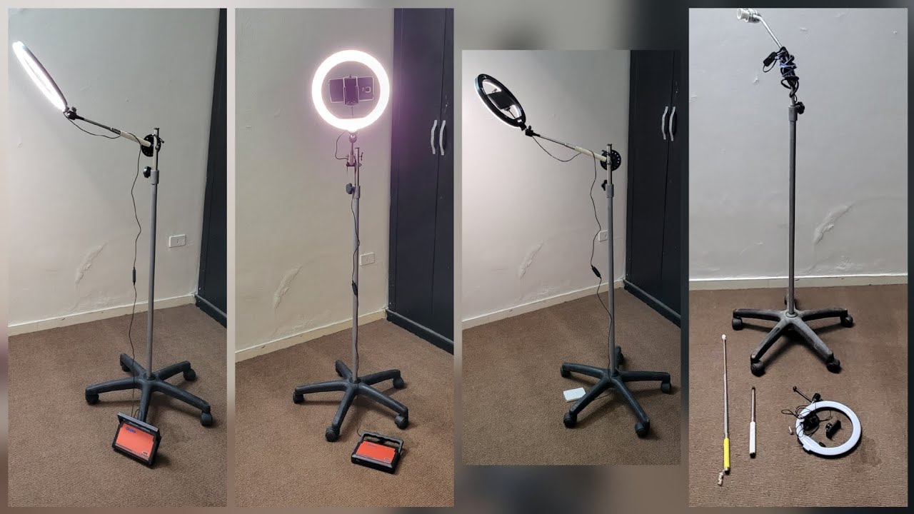 diy best content creating ringlight and camera floor stand#ringlight #tripod #floorlamp #camera 
