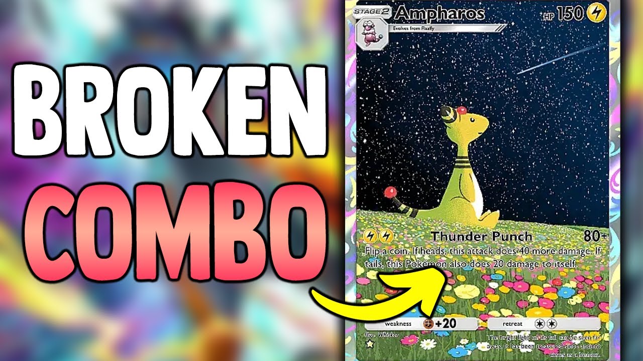 Get EASY KO's with this Ampharos Deck in Pokemon TCG Pocket! Wisdom of Sea and Sky Ranked Deck Guide