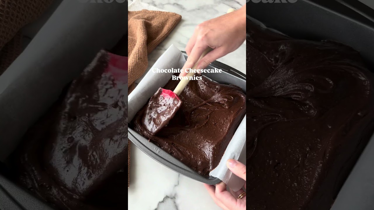 Chocolate Cheesecake Brownies