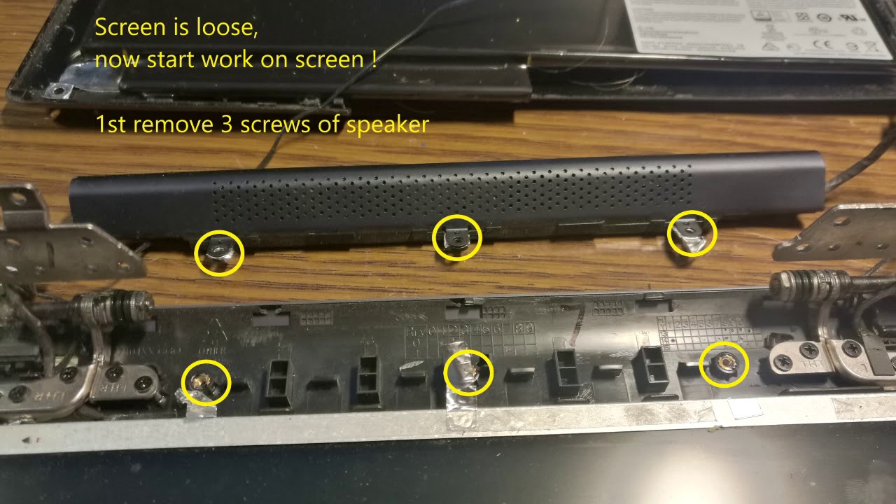 Repairing laptop hinges MSI GS70 Stealth Pro Steel Series