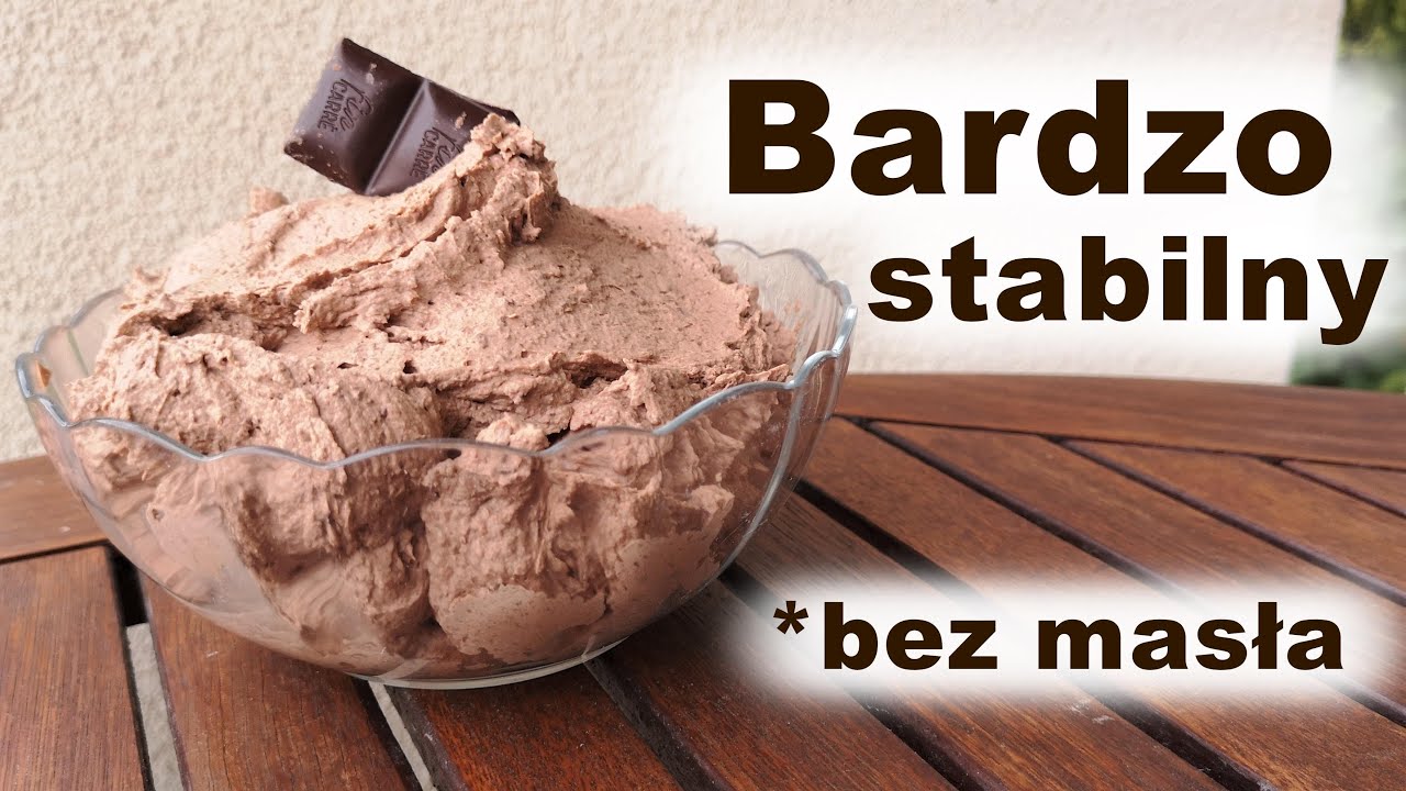 Krem czekoladowy na bazie ganaszu do tortów🍫🍫