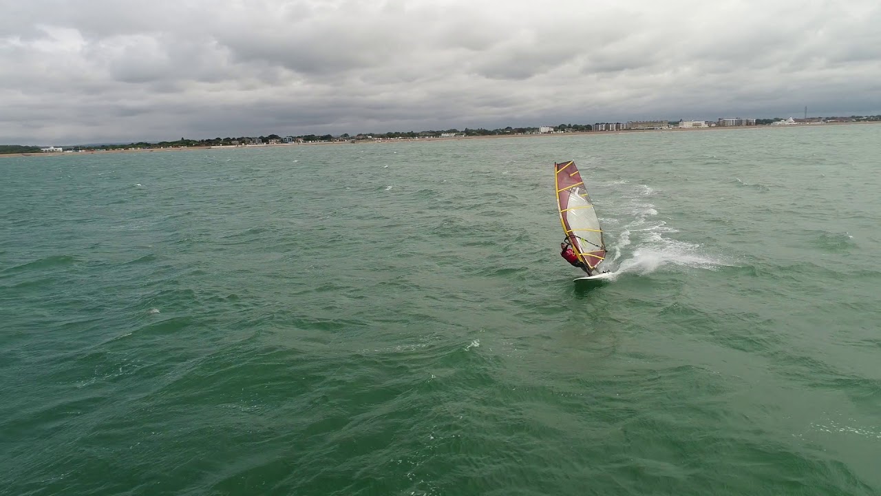 windsurfing Hayling Island 2017