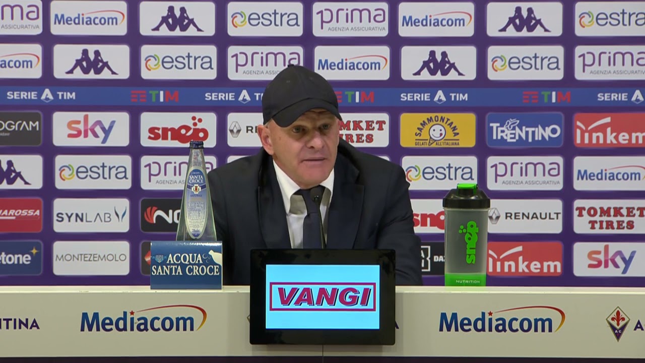 Beppe Iachini dopo Fiorentina vs Lazio