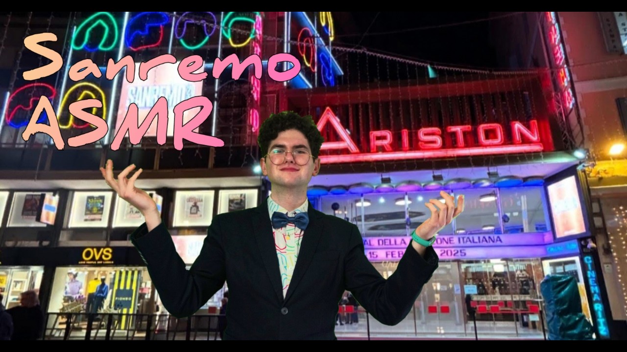 Pov: Le prove generali di SANREMO - Bubble ASMR 4K