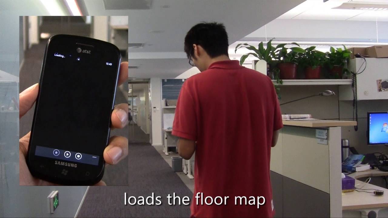 Mobile indoor localization demo