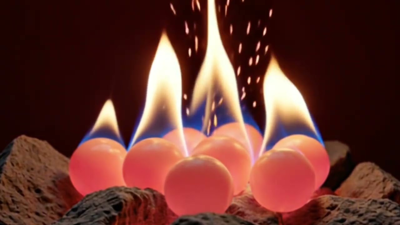 🔥 9 HOURS Crackling Fireplace – No Ads | Cozy Modern Fireplace Ambience 🔥