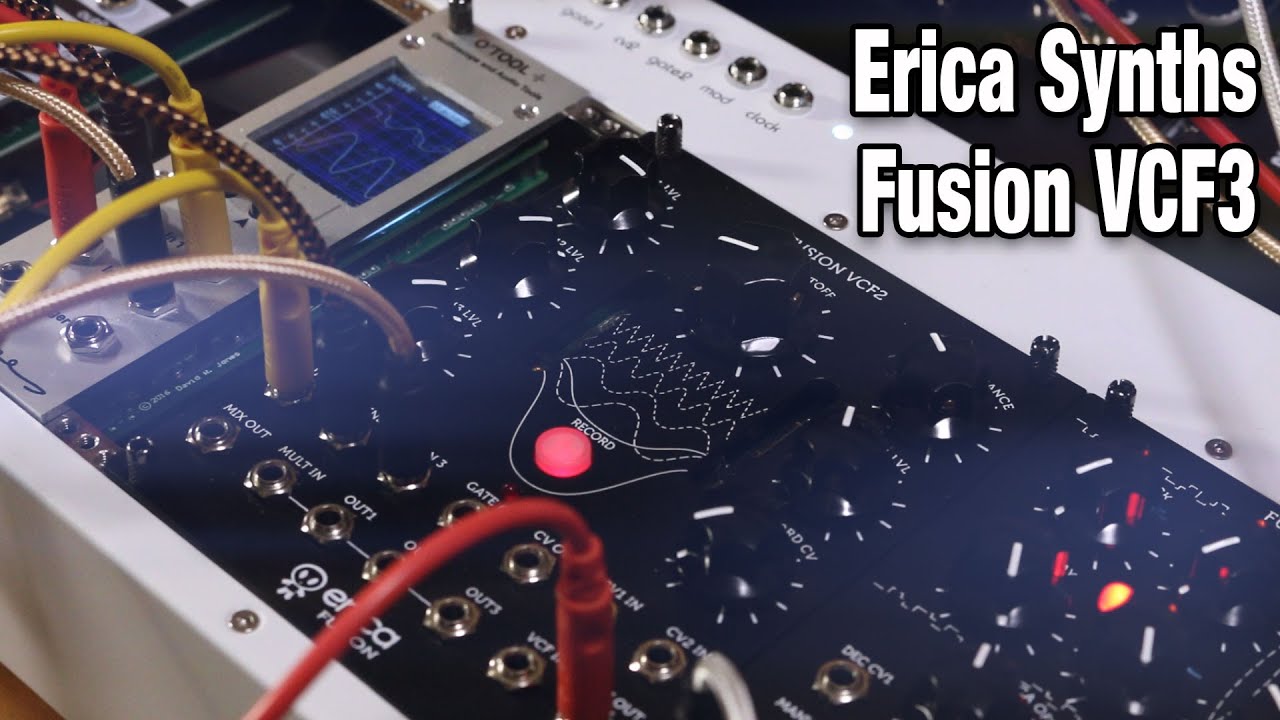 Erica Synths Fusion VCF3 - no talking demo
