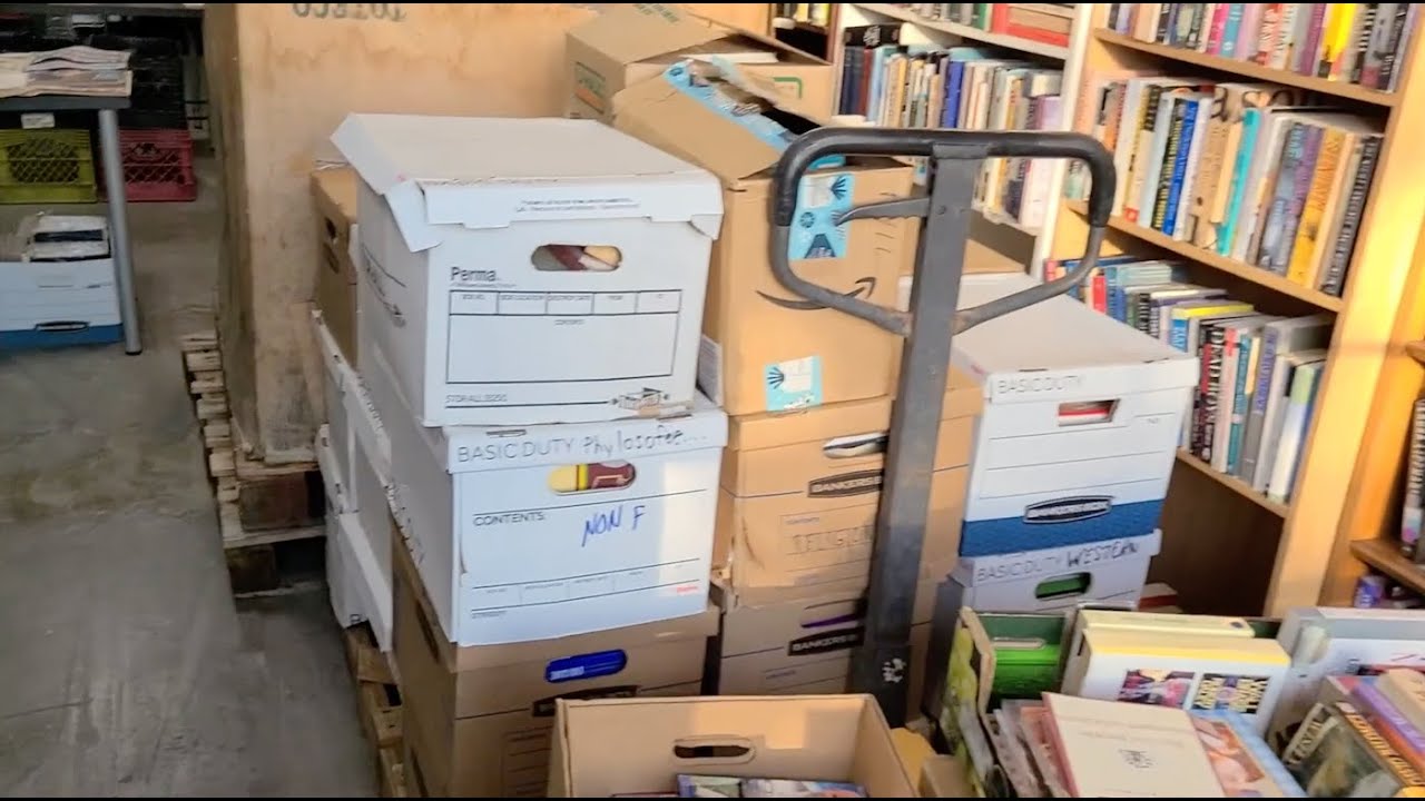 Another 30 Boxes, So Far, Of Books Donated To My Used Bookstore