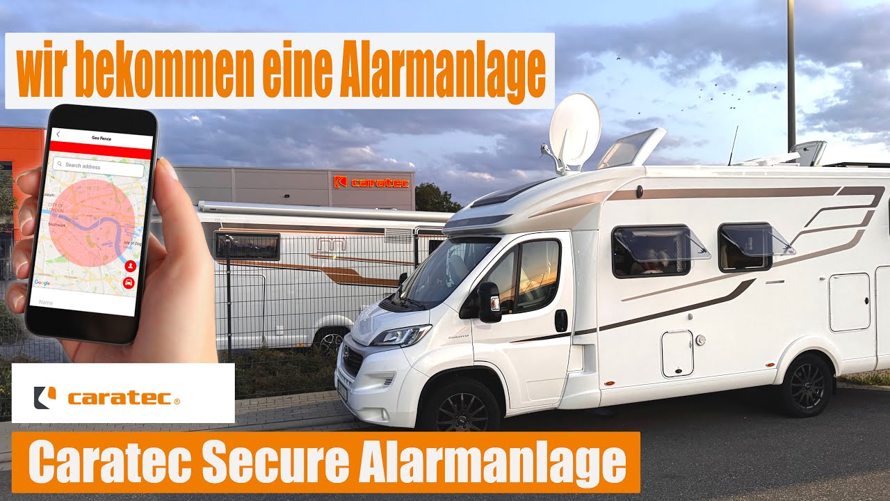 Caratec Secure 🚨 , unsere neue Wohnmobil Alarmanlage , jetzt fühlen wir uns unterwegs auch sicher 👍