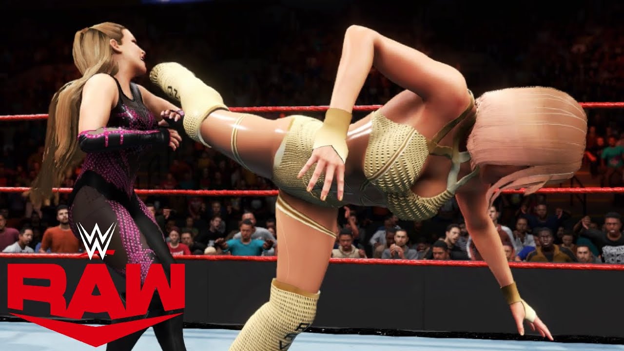 WWE 2K20 RAW LANA & LYA VS NATALYA & BAYLEY
