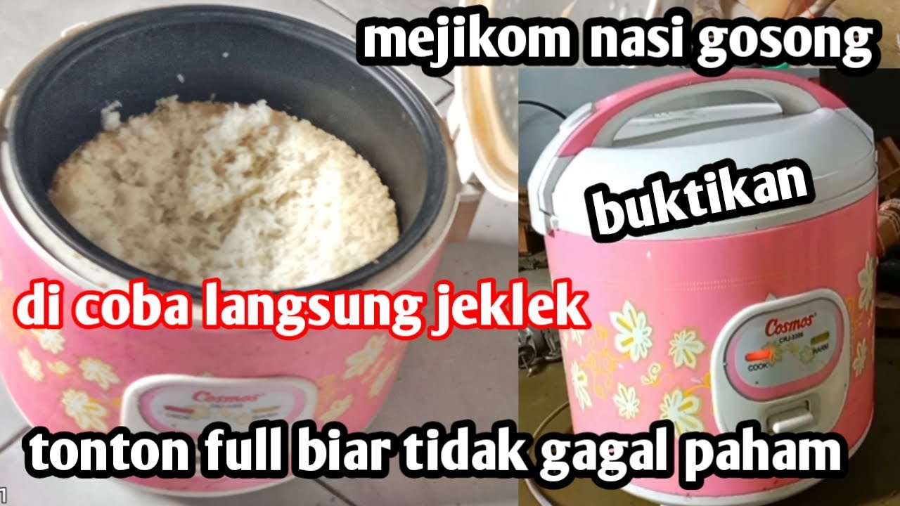 #mejikom nasi gosong#mejikom cosmos#mejikom nasi kering