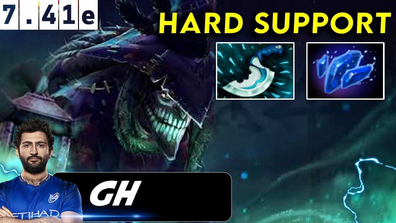 GH Dazzle Hard Support - Dota 2 Patch 7.41e Pro Player Gameplay