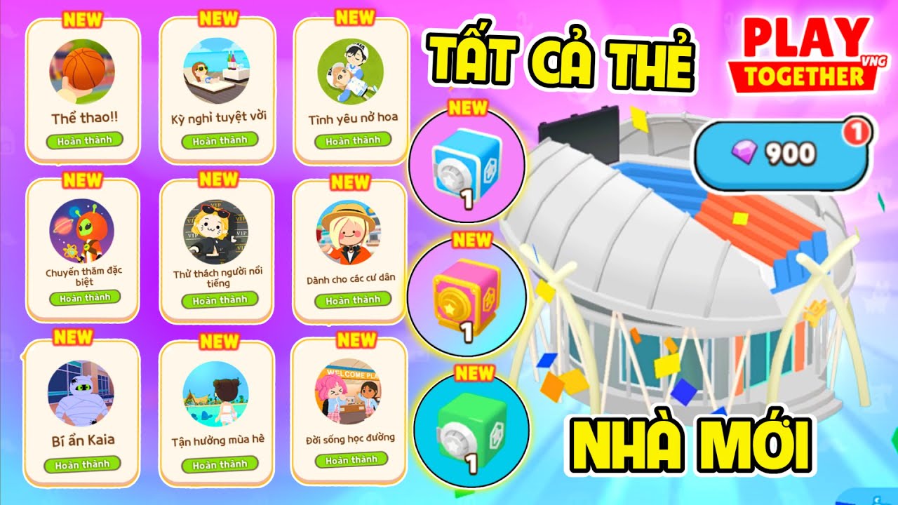 PLAY TOGETHER | BEDY NHẬN TẤT CẢ THẺ HIẾM VÀ NHÀ 900 KC MỚI NHỜ CÁCH NÀY