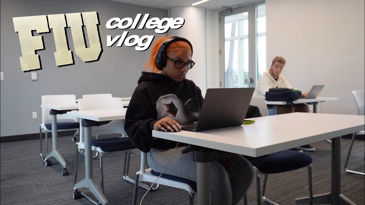 realistic college vlog | homecoming week, tailgates, school work & fb games (fiu edition)