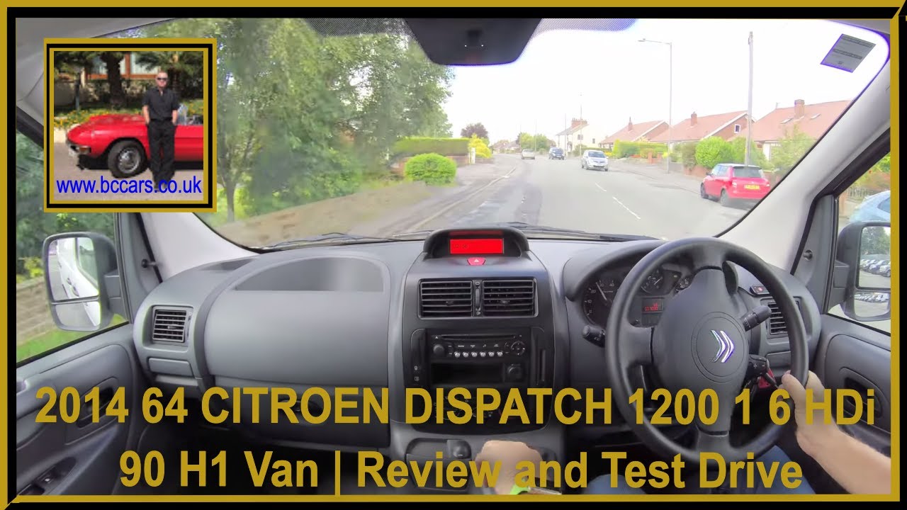 2014 64 CITROEN DISPATCH 1200 1 6 HDi 90 H1 Van | Review and Test Drive