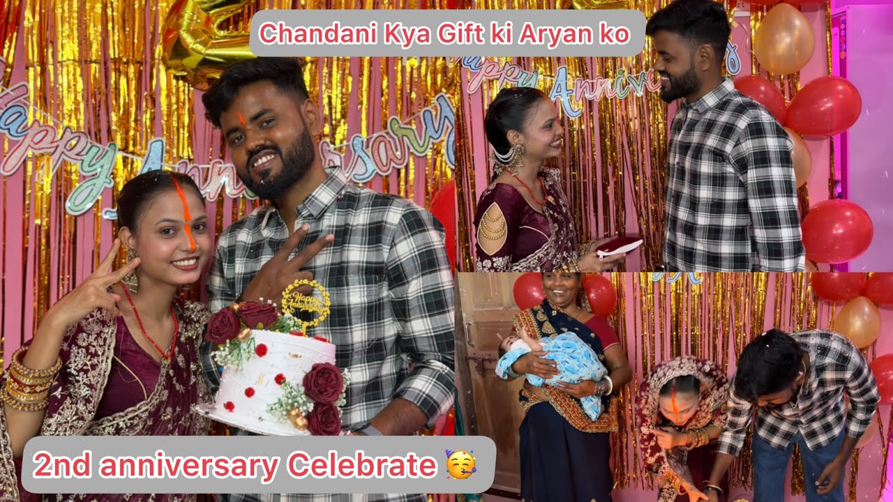 2nd anniversary Par Chandani Hame kya Gift Ki hai 😱🎁|| Dil Bhar Aaya Aaj 🥹|| 