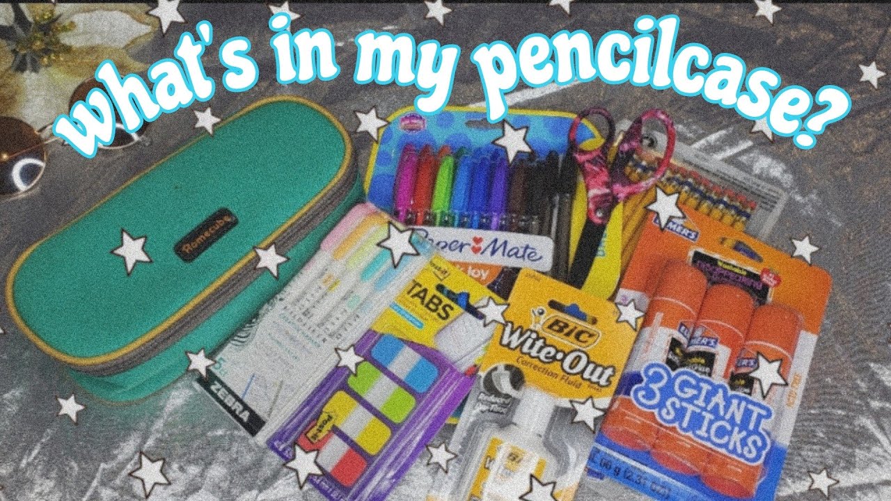 What's in my pencilcase? | Pack with me