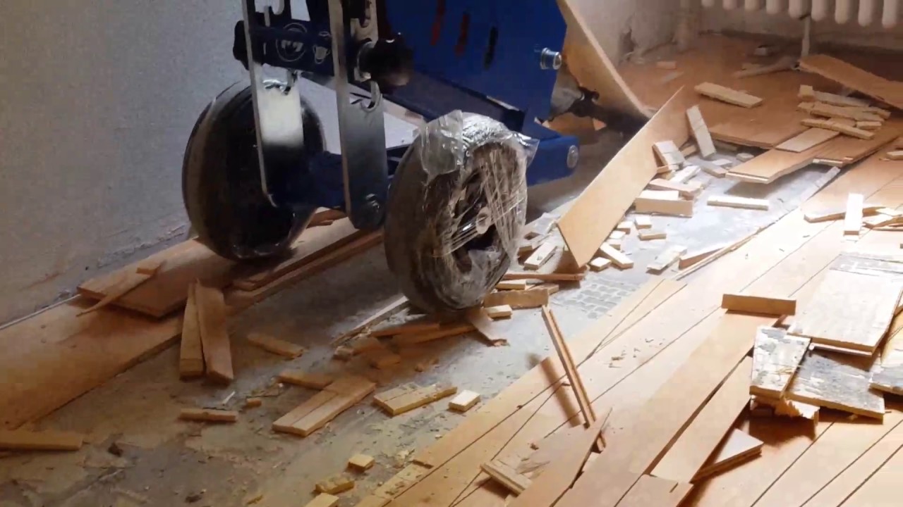Vorführung Parkettsäge und Hammer-Stripper PM1600