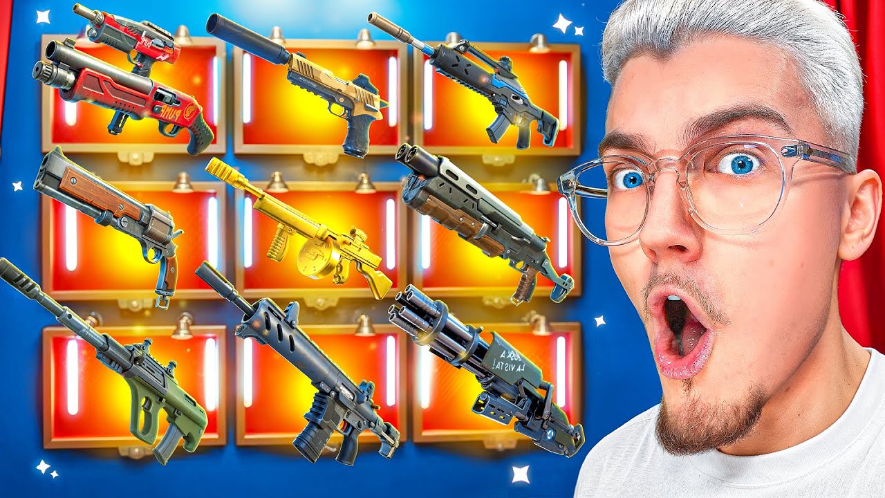 J'ai RÉCUPERÉ TOUTES les ARMES MYTHIQUES en une game