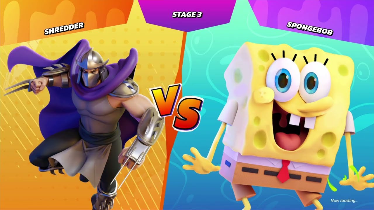 Nickelodeon All-Star Brawl (PS4) - Arcade Mode - Shredder character (Very Easy)