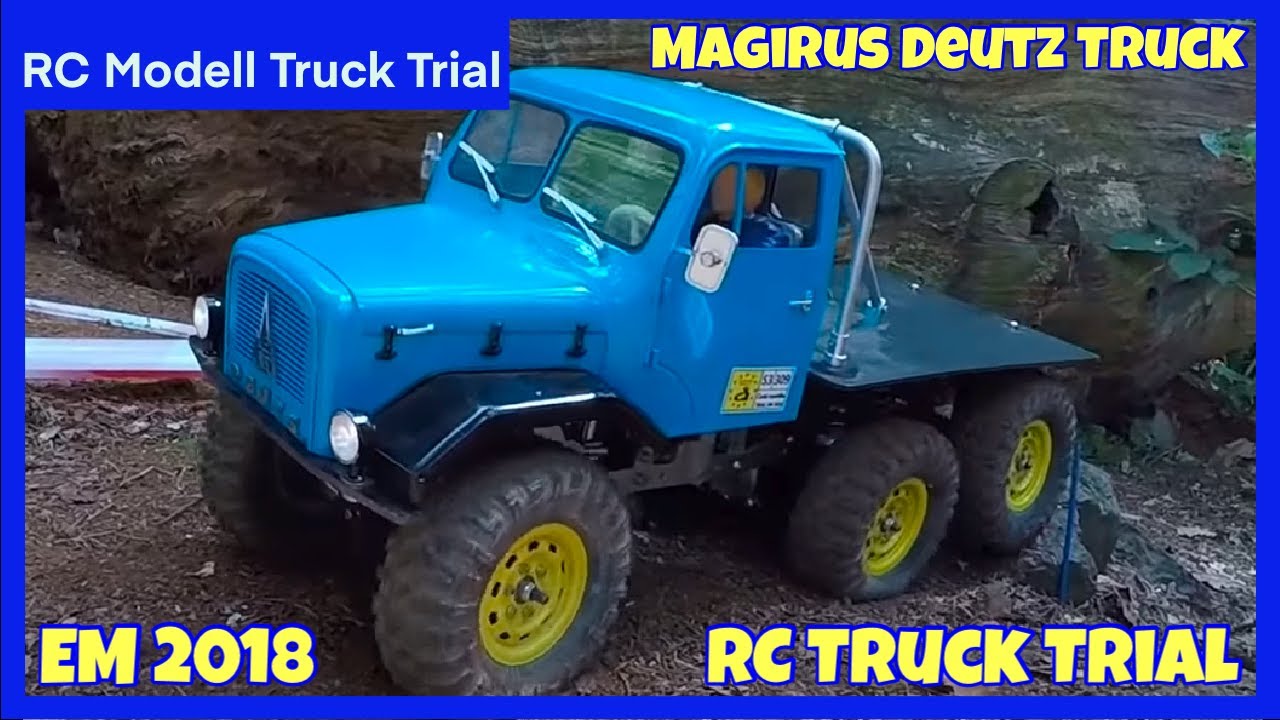 RC Trail Truck als RC Magirus Deutz 6x6 beim RC Truck Trial Europameisterschaft 2018 in CZ