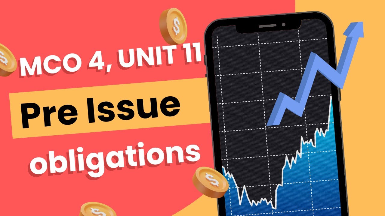 Pre issue obligations | PART 6 | Unit 11 MCO 4 MCOM 2nd year IGNOU
