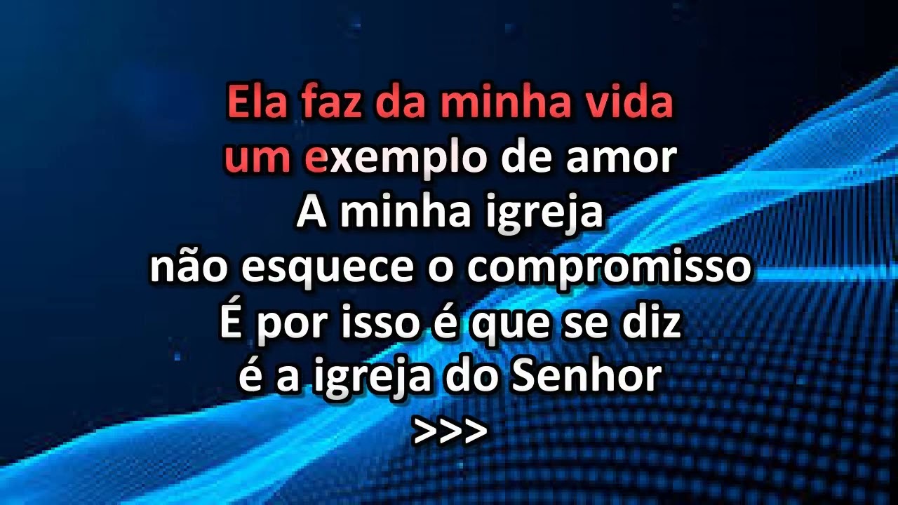 Endereço da Igreja - Legendado Cantado