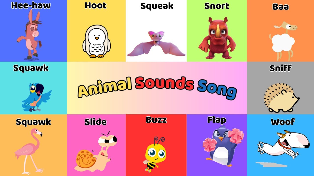 What Makes Animal Sounds Song Nursery Rhymes So FUN For Kids? | Kids TV Education