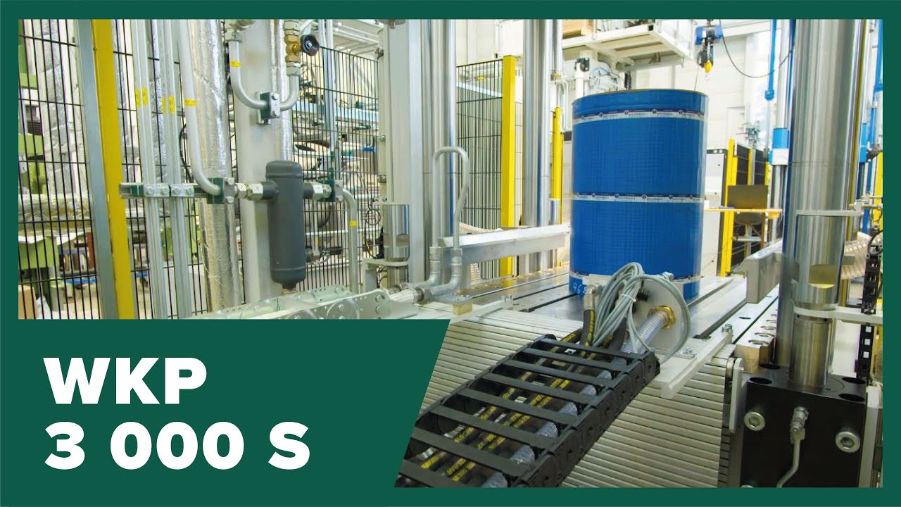 Precision in design | 3000kN Pressing force | WICKERT hydraulic presses