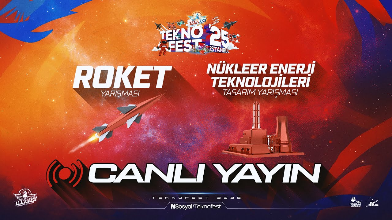 #TEKNOFEST2025 Roket Yarışması 3.Gün | Nükleer Enerji Teknolojileri Tasarım Yarışması 2.Gün 2. Bölüm