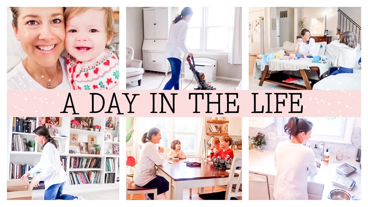 A Day in the Life || MOM of 5 ~ Cleaning, Shopping, Costco Haul, Tea Party