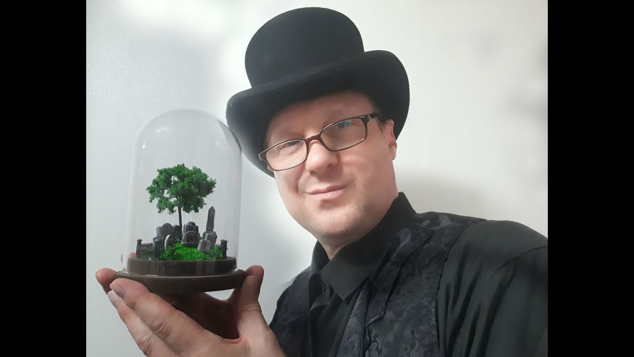 Prop Making: Miniature Cemetery Under Glass