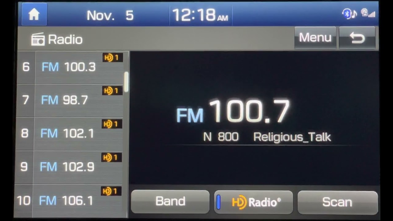 Dallas/Fort Worth Area FM/HD Radio Bandscan #2
