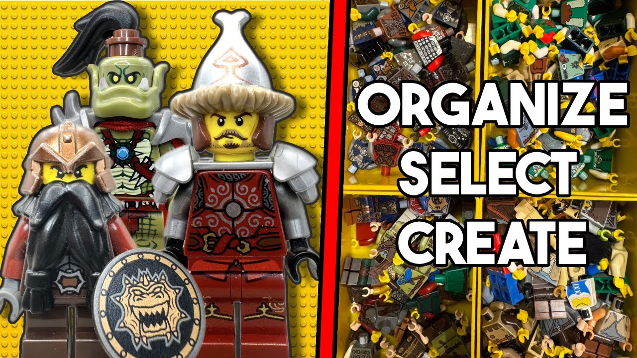 How To Organize and Store Your LEGO Minifigure Parts