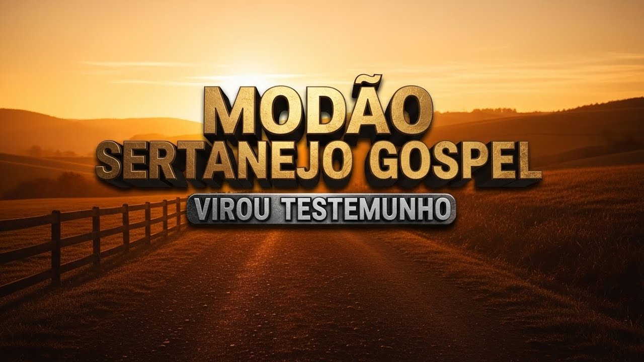 MOD&Atilde;O SERTANEJO GOSPEL &mdash; Feridas Que Viraram Testemunho | Louvores Para Recome&ccedil;ar