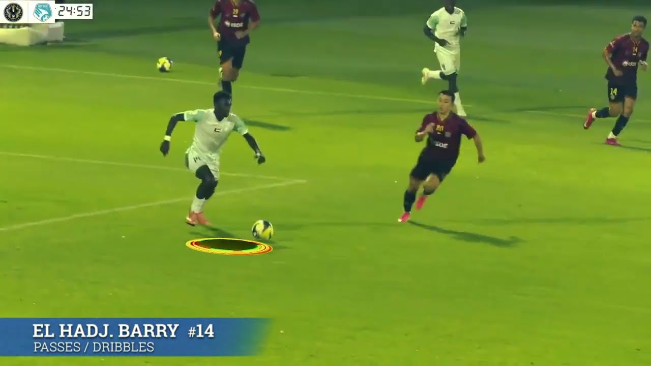 EL HADJ BARRY MILIEU TERRAIN OFFENSIF DEFENSIF