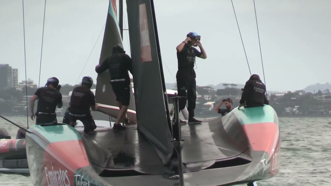 Emirates Team NZ - Recon Highlights - March 16, 2026 - AC75 training session.