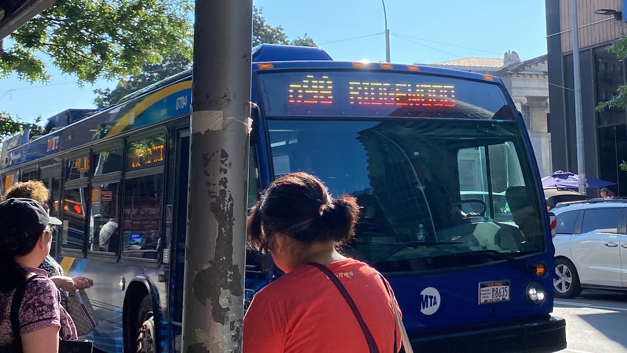 2021 NovaBus #8784 Q98 Limited full ride to Ridgewood