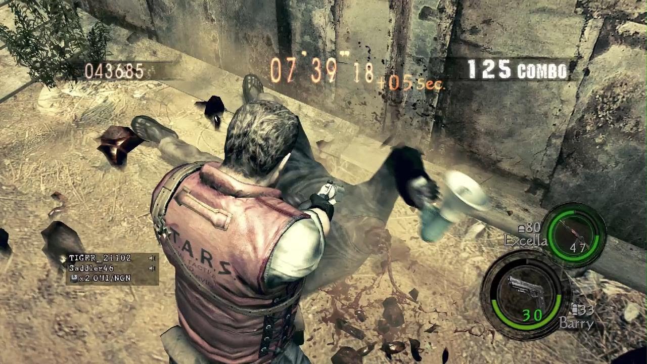 RESIDENT EVIL 5 Mercenaire United DUO Public Assembly [ Barry x Excella ] 948,206 ( 948k )