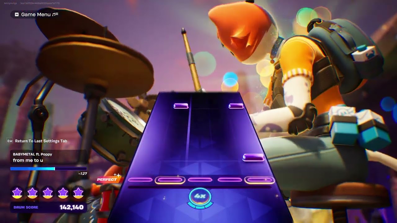 Fortnite Festival - from me to u - Expert Drums (FC)