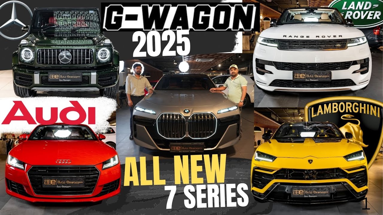 2025 BMW 7 Series , W - Wagon , Lamborghini Urus , Audi TT , Range Rover Sport , CLE 300 4Matic