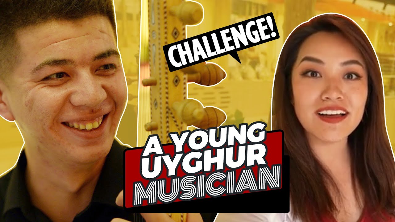 Challenge a young Uyghur music talent to play all traditional instruments in Hami, Xinjiang